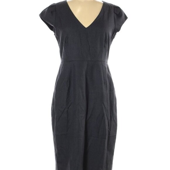 J.Crew Casual Dress Black/Gray Size 6 - Picture 2 of 2